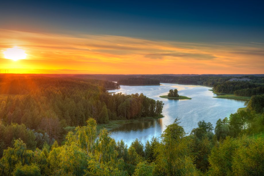 Jezioro Jędzelewo, Mazury