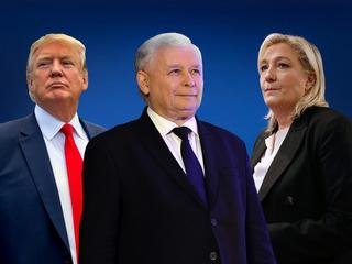 Marine Le pen Jarosław Kaczyński Donald Trump