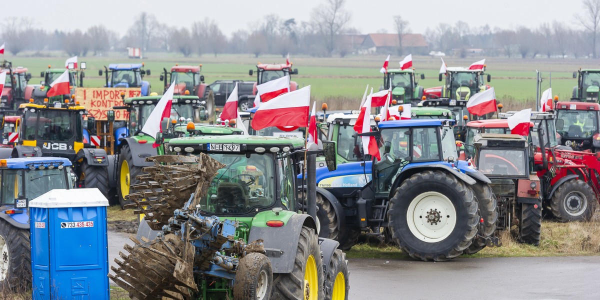 Rolnicy będą protestować również przy granicy z Litwą.