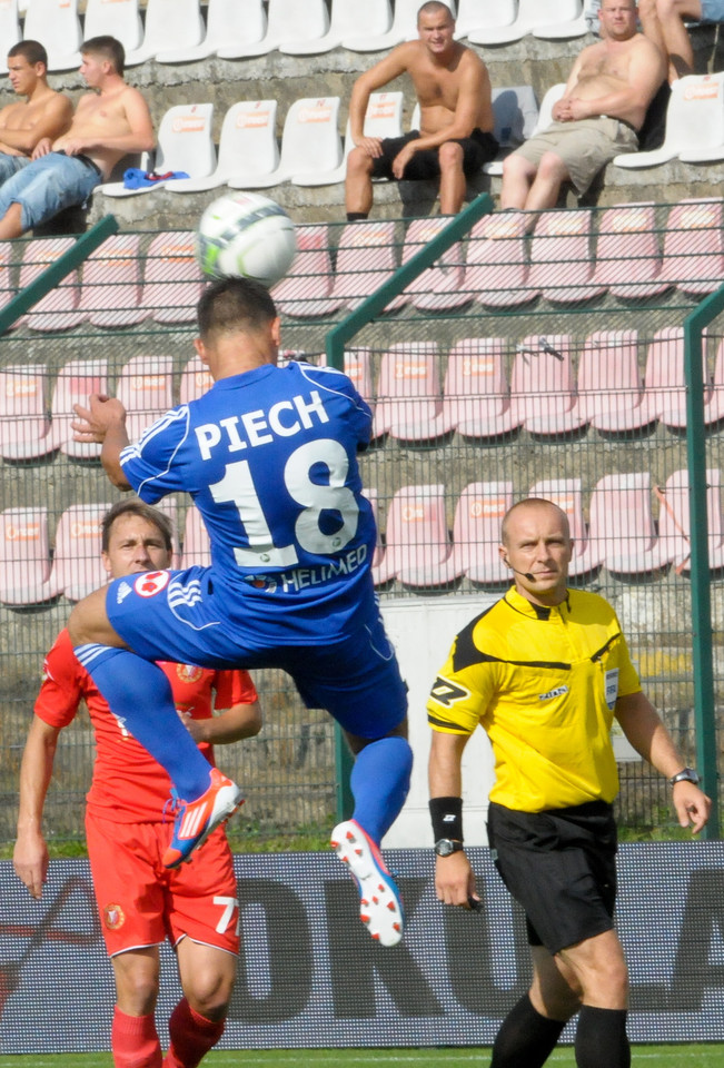 PIŁKA T-MOBILE EKSTRAKLASA WIDZEW ŁÓDŹ - RUCH CHORZÓW