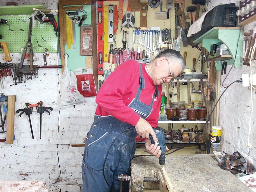 Majstor Zoki na svom radnom mestu