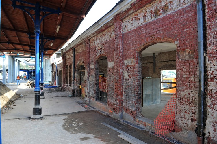 Modernizowany Dworzec PKP w Szczecinie  <br><br>fot. (mb/cat) PAP/ Marcin Bielecki