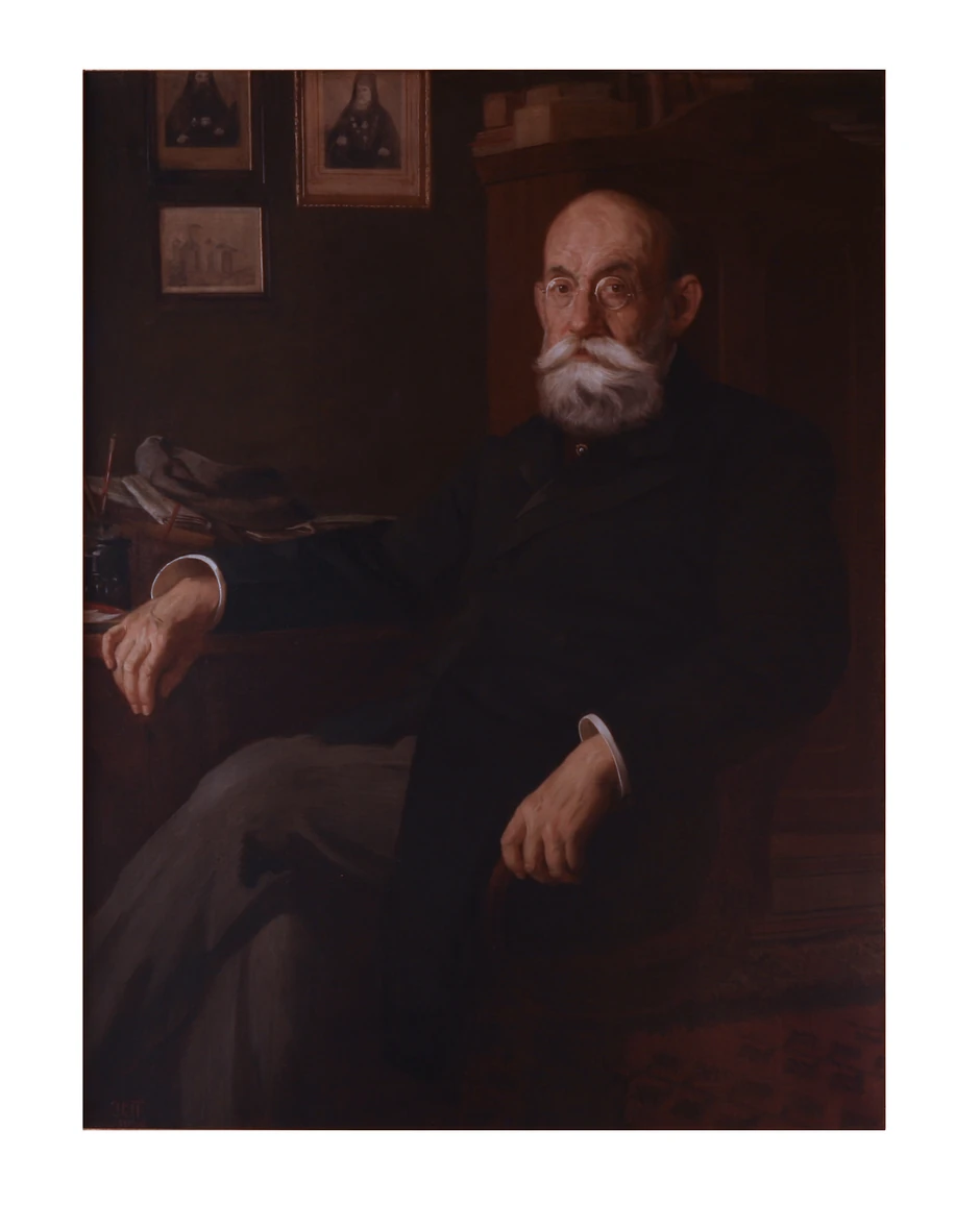 Portret Stojana Novakovića koji je naslikao Uroš Predić 1920.