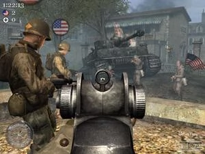 Screen z gry "Call of Duty 2"