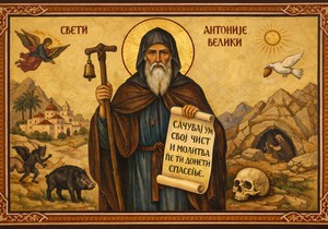 Sutra je Sveti Antonije Veliki: Veruje se da se ovom molitvom rasteruju zli duhovi