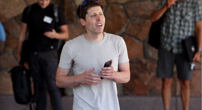 OpenAI CEO Sam Altman, who has expressed a mix of excitement and fear about his company's viral creation, ChatGPT, was also in attendance.