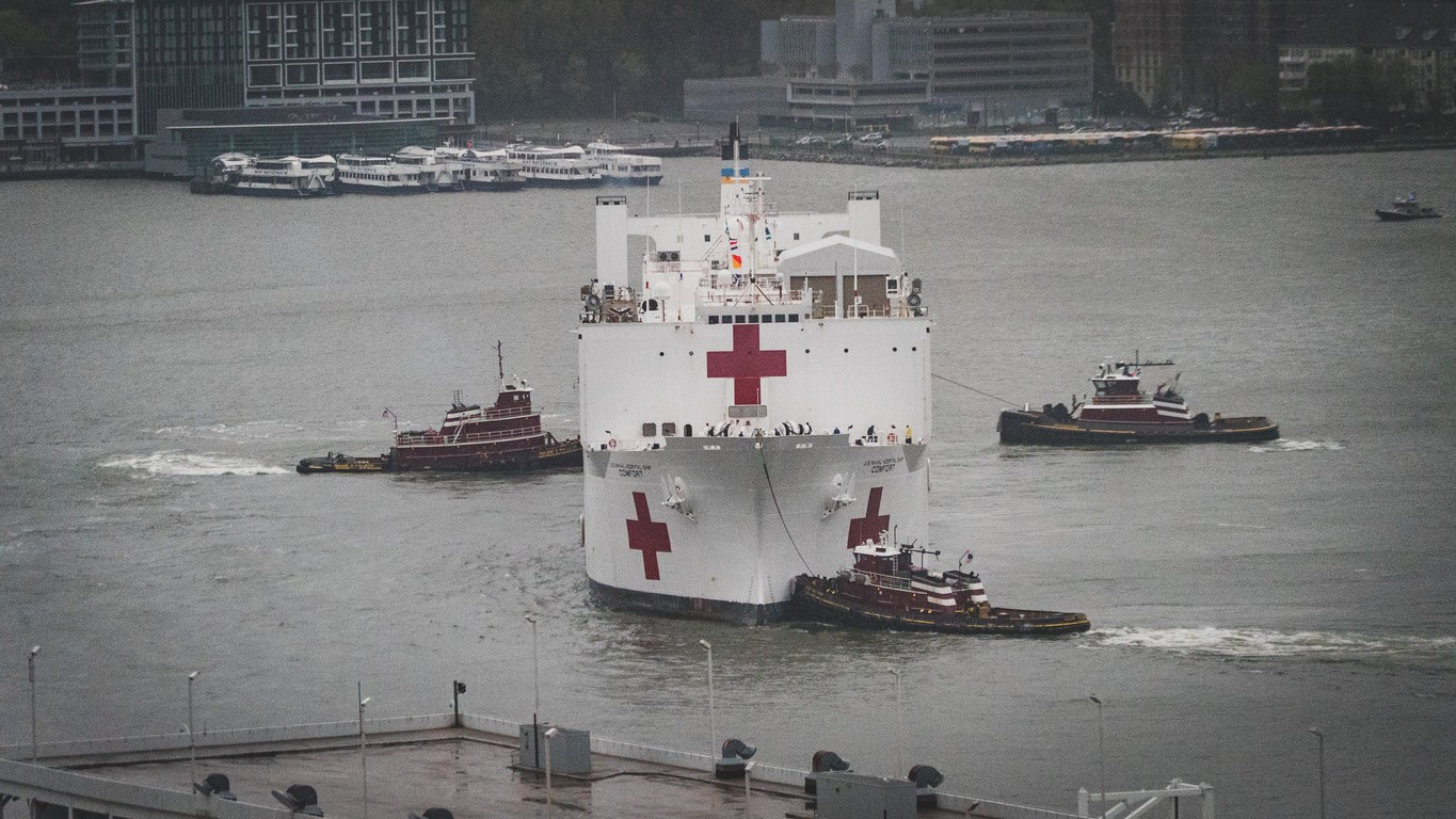 Trump oznámil, že do Grónska vysiela nemocničnú loď.(ilustračné foto)