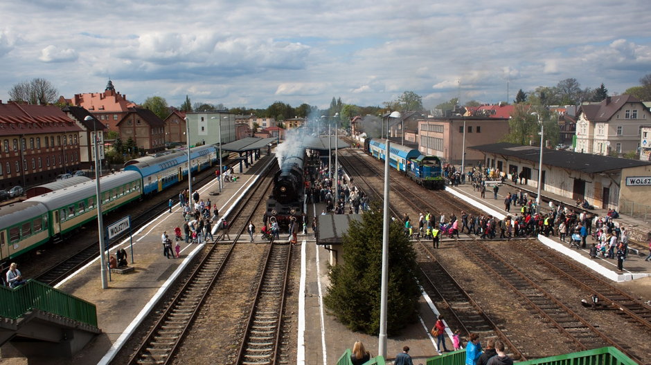 Stacja kolejowa Wolsztyn fot. Petroniusz / wikimedia
