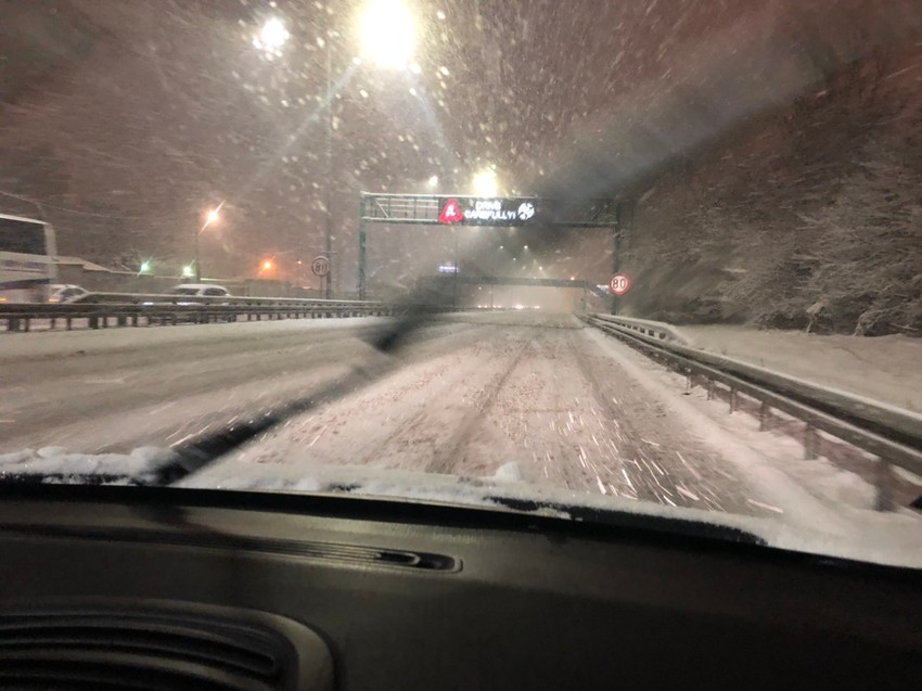 Prizor sa auto-puta večeras oko 21.45 sati