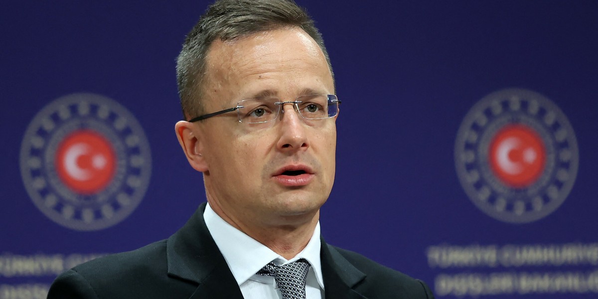 Minister spraw zagranicznych Węgier Peter Szijjarto