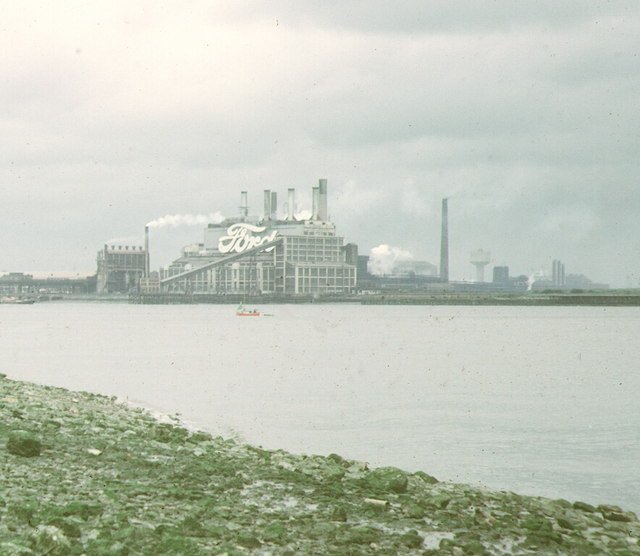 Fabryka Forda w Dagenham w Londynie, 1973 rok / fot. Pierre Terre, CC-BY-SA 3.0