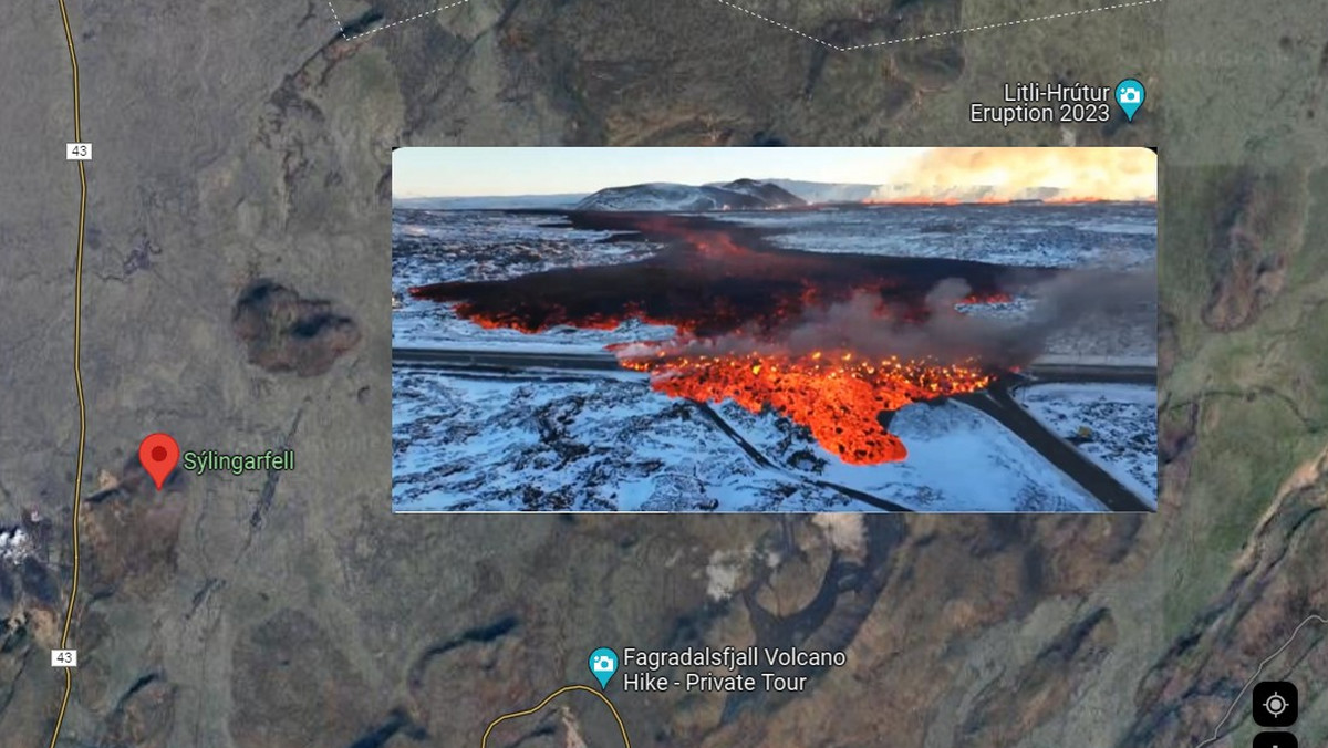 Kolejna erupcja wulkanu na Islandii [NAGRANIE]