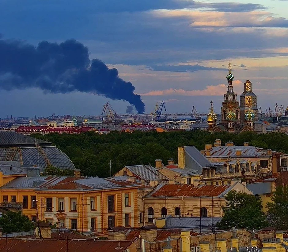 Ukrajinski napad na Sankt Peterburg 3. juna