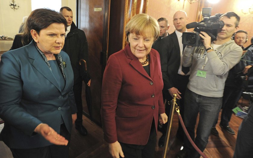 Beata Szydło i Angela Merkel