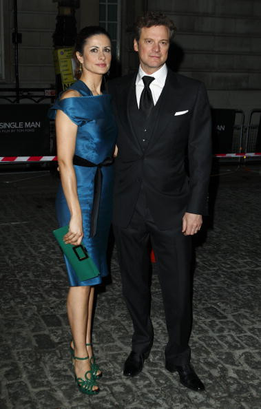Colin Firth z żoną Livią Giuggioli na premierze "Samotnego mężczyzny"