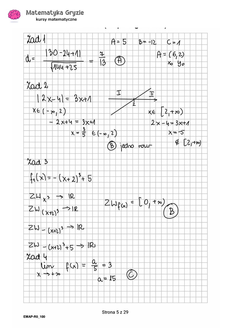 Matura 2024. Matematyka - poziom rozszerzony [ARKUSZE CKE i ODPOWIEDZI]