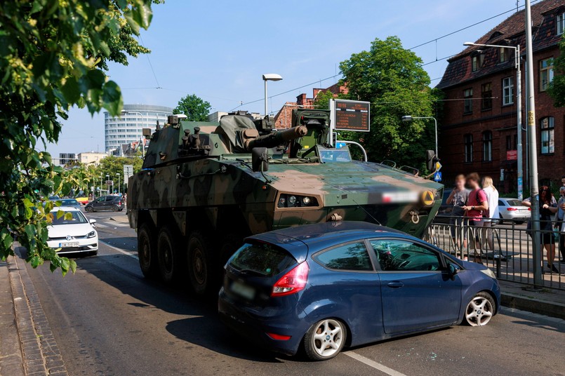 Rosomak zmiażdżył Fiestę we Wrocławiu