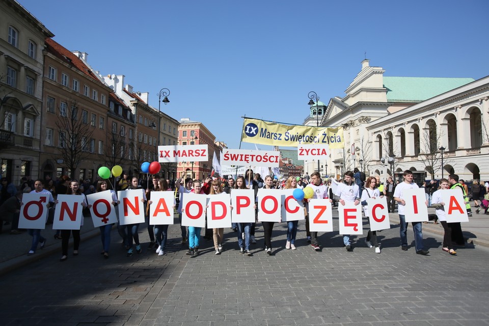 IX Marsz Świętości Życia przeszedł Traktem Królewskim