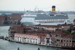 Cruise ships are being banned from sailing through Venice after locals got sick of them dwarfing their city