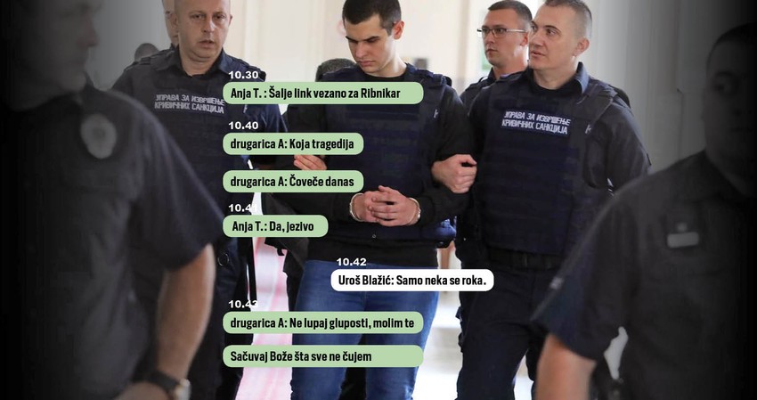 Prepiska Uroša Blažića nakon masakra u Ribnikaru