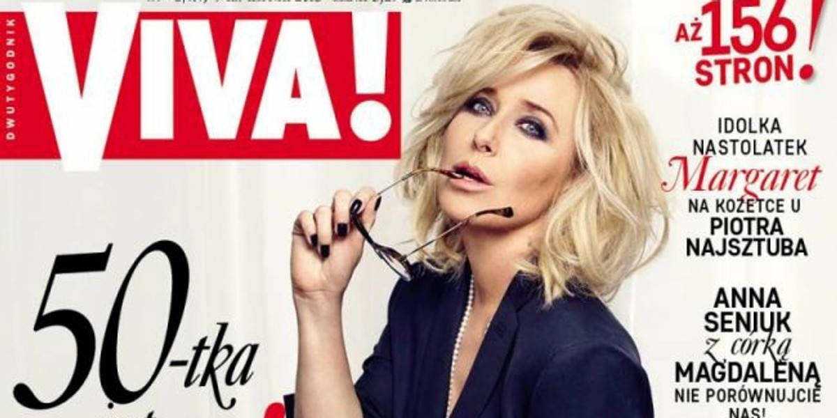 Agata Młynarska na okładce Vivy