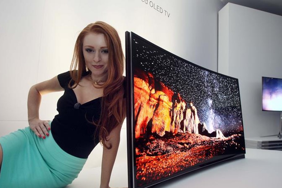 Sasmung OLED TV curved