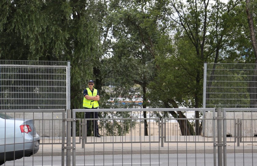 Zamknięta plaża Poniatówka