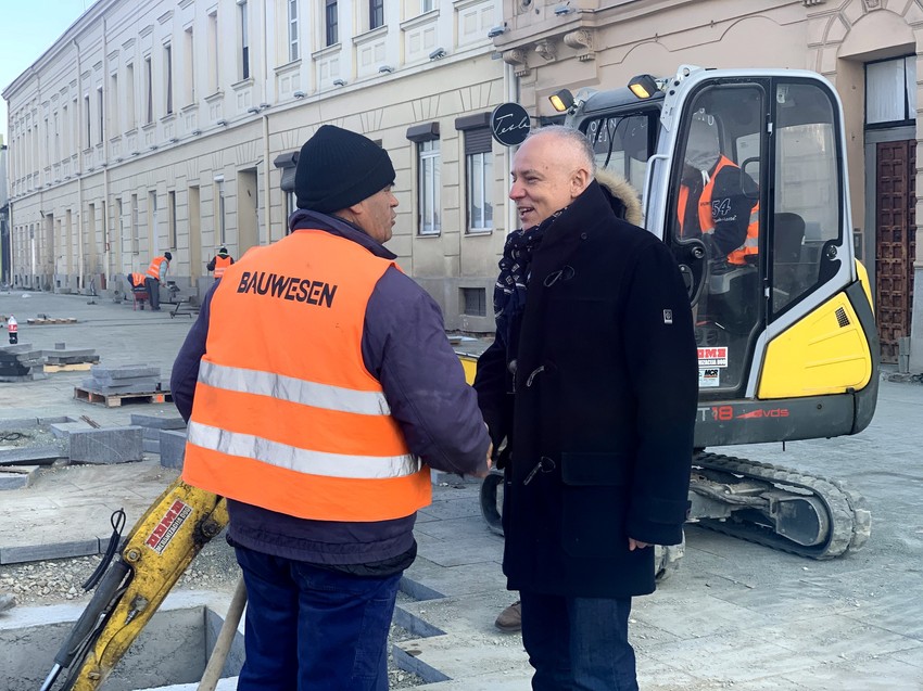 Gradonačelnik obišao radove