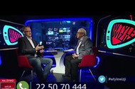 Rafał Ziemkiewicz i Marcin Wolski podczas programu W tyle wizji. Fot. kadr z programu