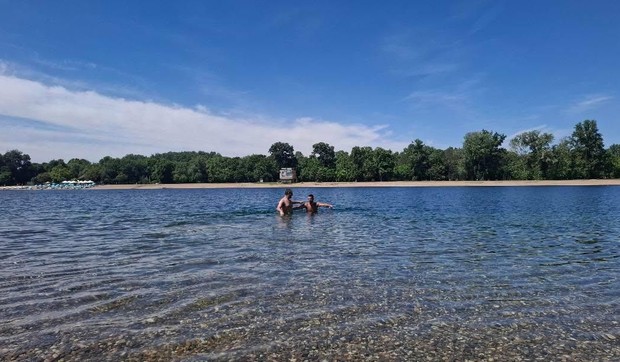 Prvo kupanje na Adi Ciganliji