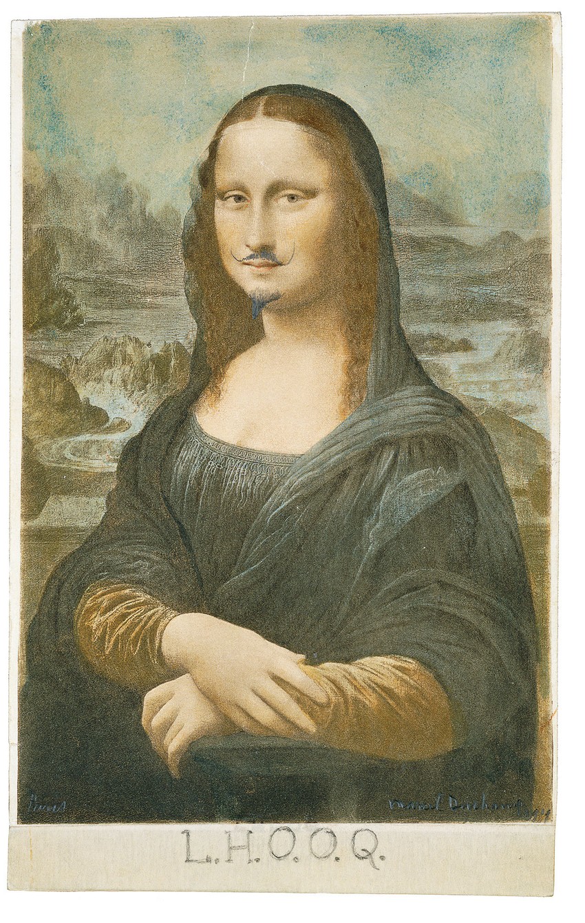 Marsel Dišan, L.H.O.O.Q, 1919.