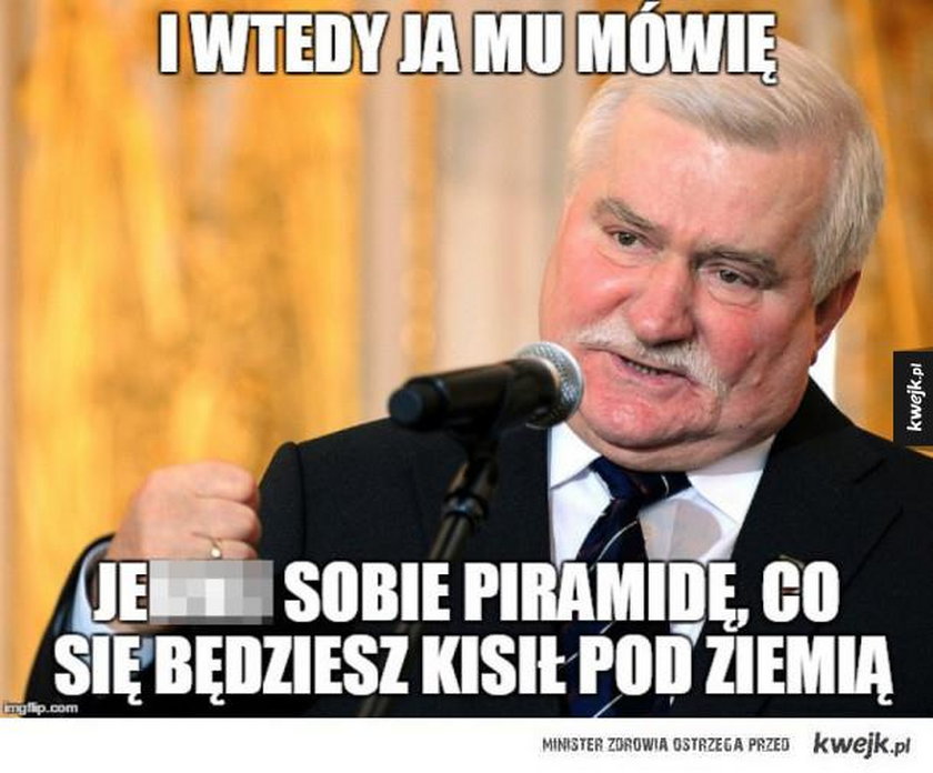 Wałęsa nowym królem memów