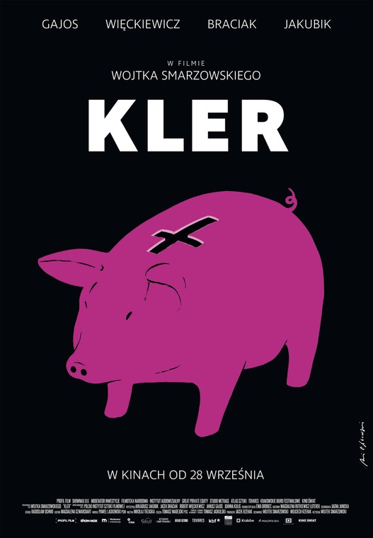 Plakat Andrzeja Pągowskiego do filmu "Kler"