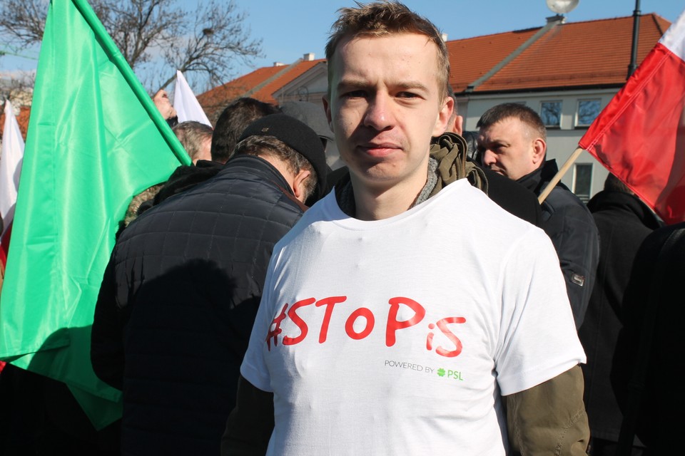 Protest rolników w Warszawie