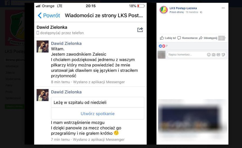 Dramat na boisku. Piłkarz stracił przytomność i zaczął się dławić