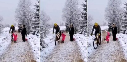 Rowerzysta brutalnie kopnął 5-latkę. To nagranie wywołało burzę w sieci