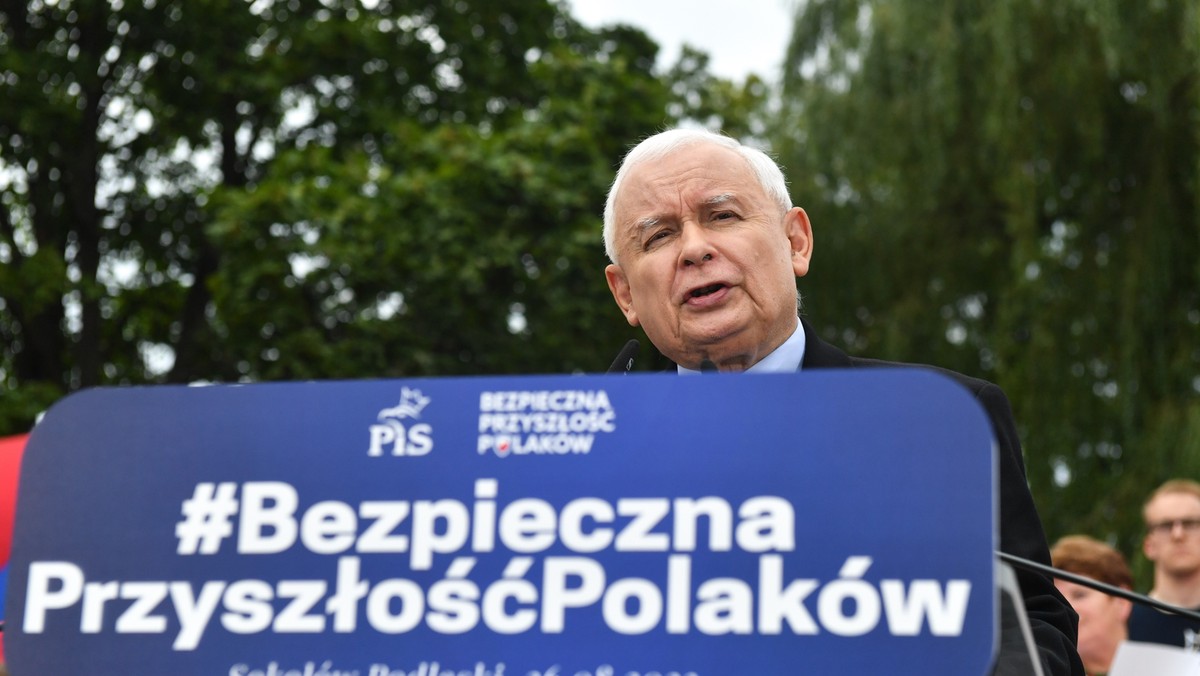 Prezes PiS Jarosław Kaczyński