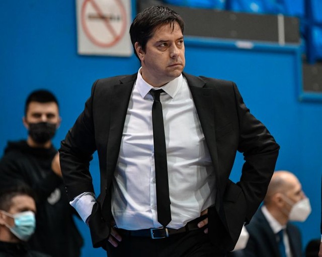 Detalj sa meča između KK Partizan i KK Crvena zvezda