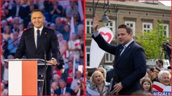 Ferrari, Lexus, czy Opel? Czym jeżdżą Nawrocki i Trzaskowski i co to o nich mówi?