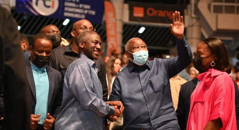 Gbagbo au concert de Yodé et Siro