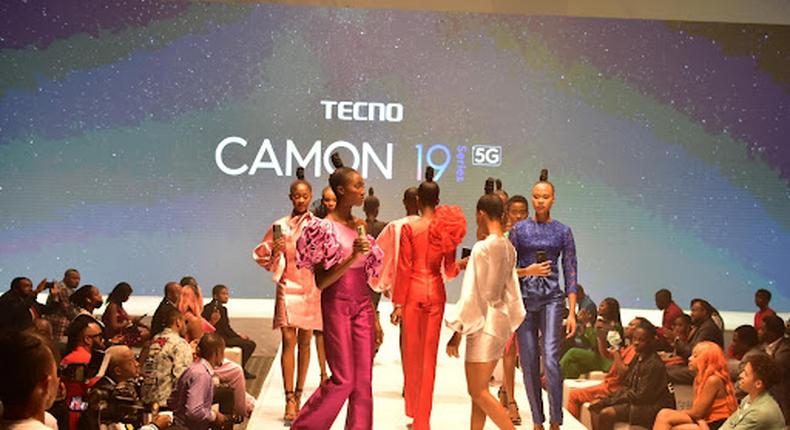 Celebrities strut the runway at the TECNO CAMON 19 launch