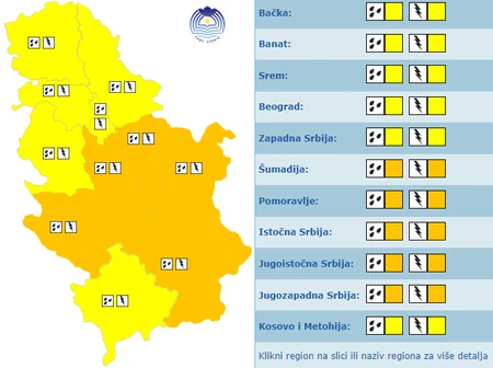 Dva Dana Nepogoda: Najnovije Upozorenje RHMZ: Obilni Pljuskovi, Grad ...