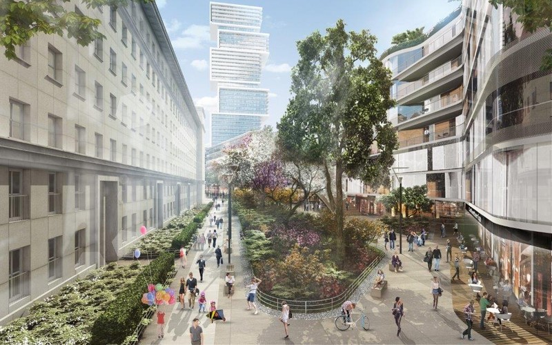 Centralna Park: biurowiec z sześcianów