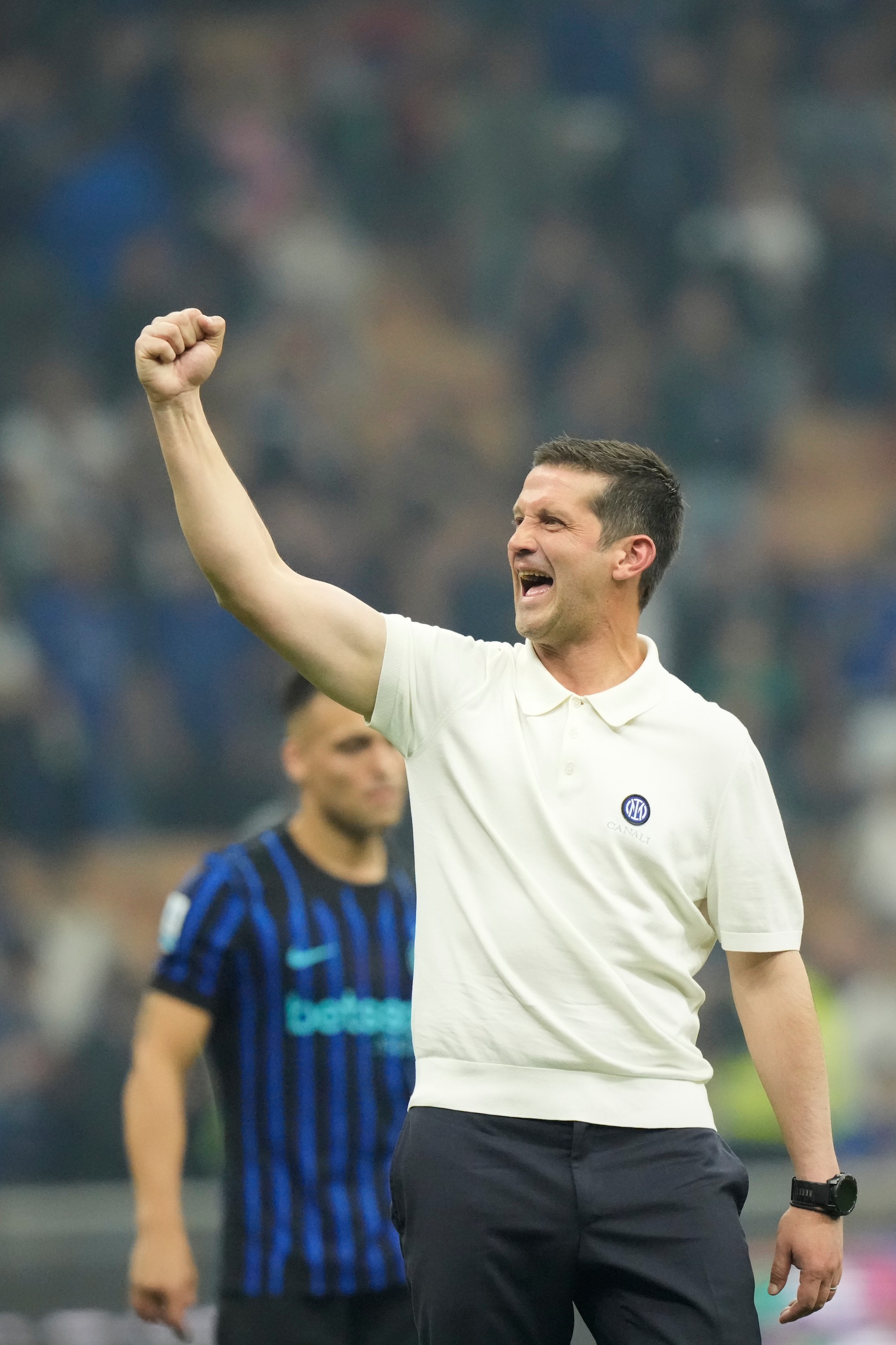 Hráči Interu oslavujú zisk 21. titulu v Serie A. 