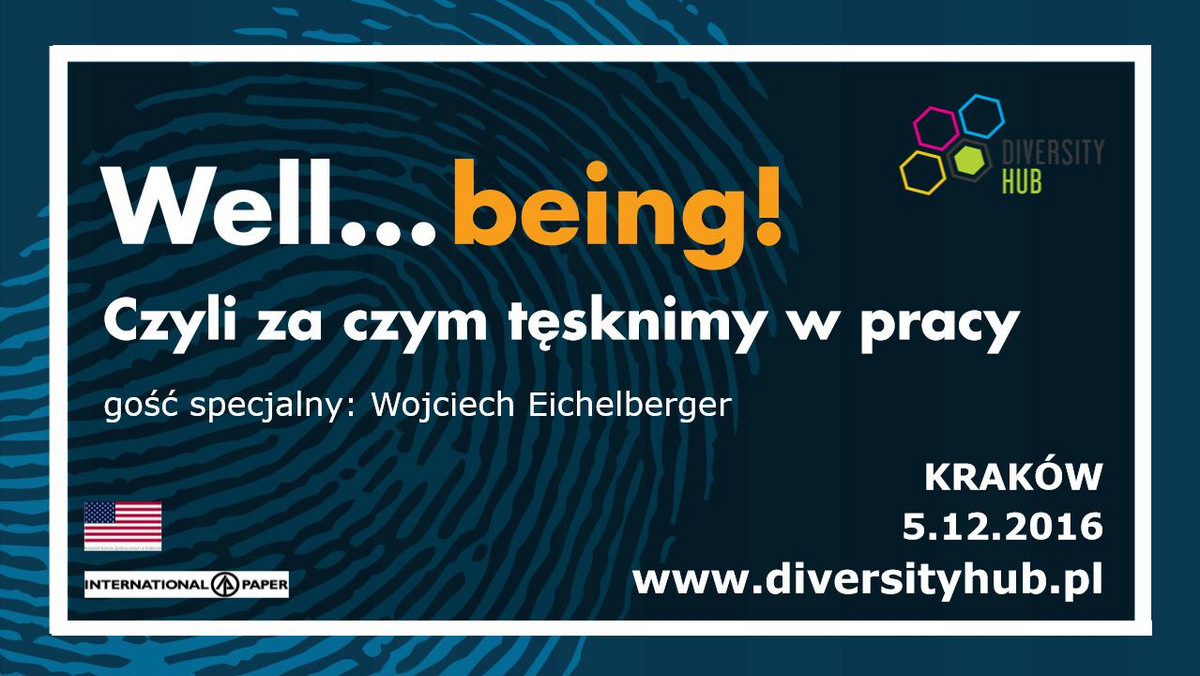 Think Tank Diversity Hub zaprasza do dyskusji o wellbeingu organizacyjnym, rozumianym szerzej, niż benefity pracownicze, gdyż obejmującego wszystko to, co sprawia, iż nie czujemy się jak trybik w wielkiej maszynie; co daje energię, pozwala się angażować i rozwijać – także dla dobra organizacji.