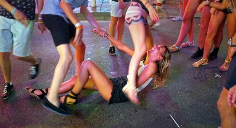 The Magaluf holiday resort has gained a reputation for heavy drinking among young tourists from Britain and elsewhere