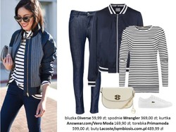 STYLIZACJE z bluzką w paski - niepowtarzalne, a zarazem klasyczne