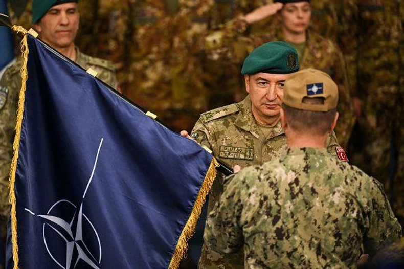 General-major Ozkan Ulutaš, novi komandant KFOR-a, mirovnih snaga predvođenih NATO-om na Kosovu, preuzeo je dužnost 3. oktobra. | Foto: Armend NIMANI / AFP