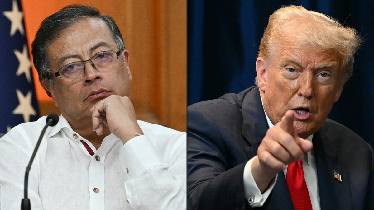 Gustavo Petro i Donald Tramp