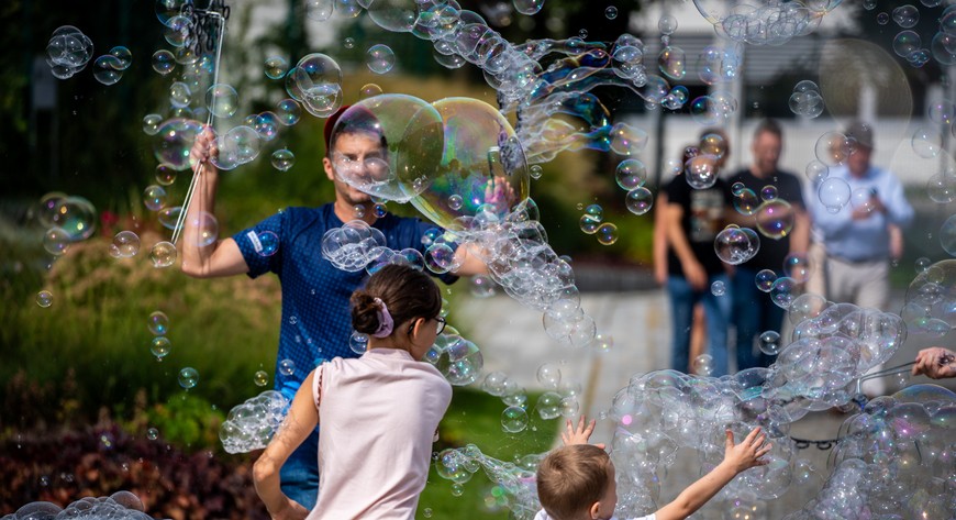 Piknik przed Hydropolis to super zabawa dla dzieci